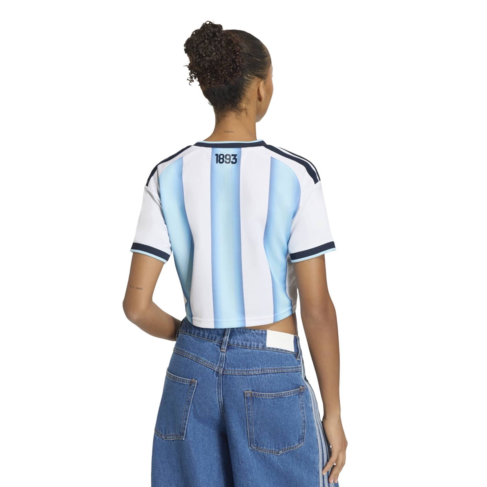 Argentina 2026 Home Cropped Jersey Women Official Jerseys adidas 