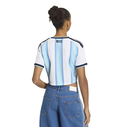 Argentina 2026 Home Cropped Jersey Women Official Jerseys adidas 