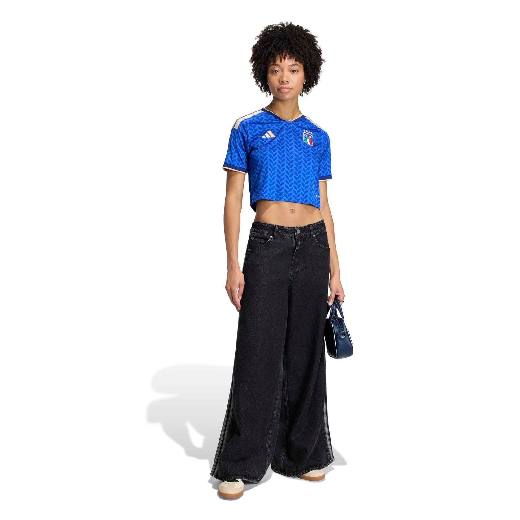Italy 2026 Home Cropped Jersey Women | PREMIUM SOCCER – Premium Soccer