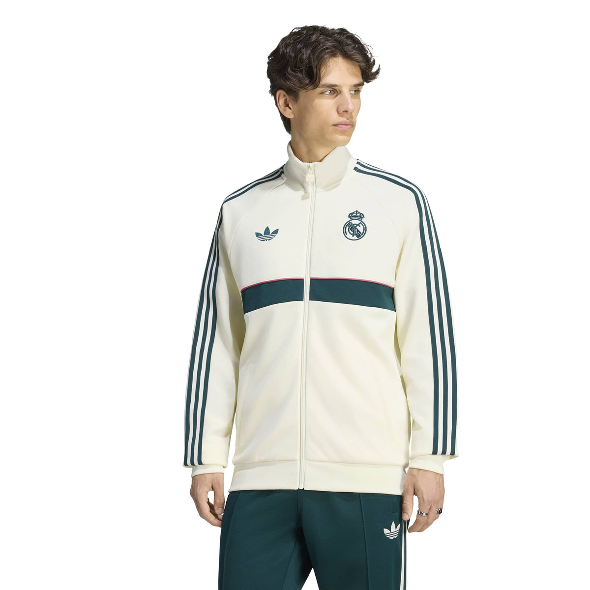 Real Madrid Originals Track Top Jackets adidas Ivory XS 