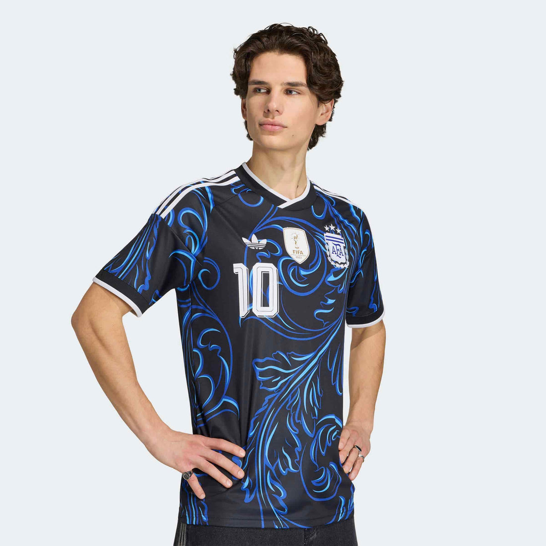Argentina 2026 Away Messi Jersey Official Jerseys adidas Black XS