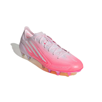 adidas F50 SPARKFUSION Elite FG/AG soccer cleats in pink and white