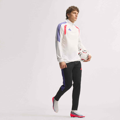 adidas F50 Hyperfast League Laceless FG soccer cleats in silver, navy and pink with firm-ground outsole