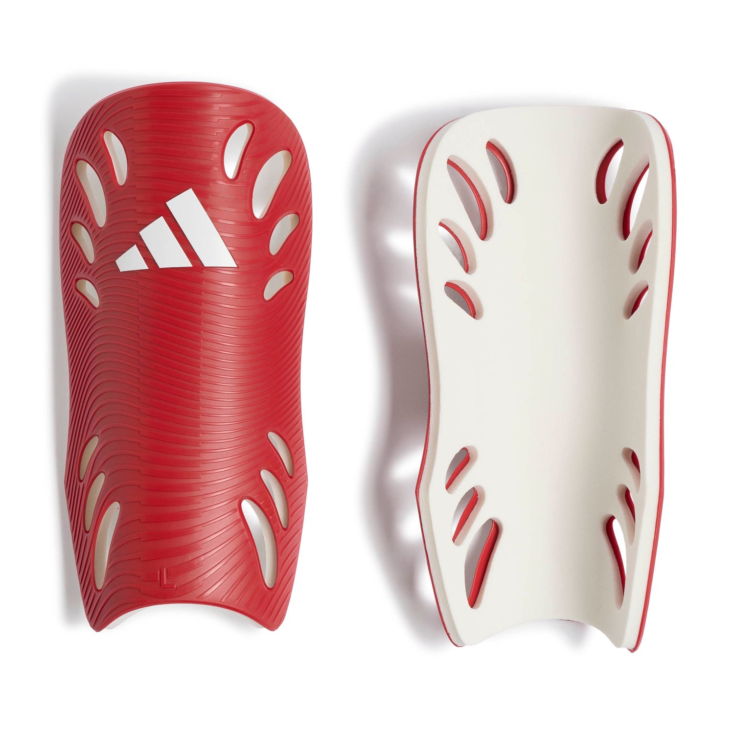 adidas adiFlex Soccer Shin Guards Shin Guards adidas Red XS 