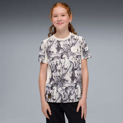 Manchester City x Year of the Horse Jr. Official Jerseys PUMA White YS 