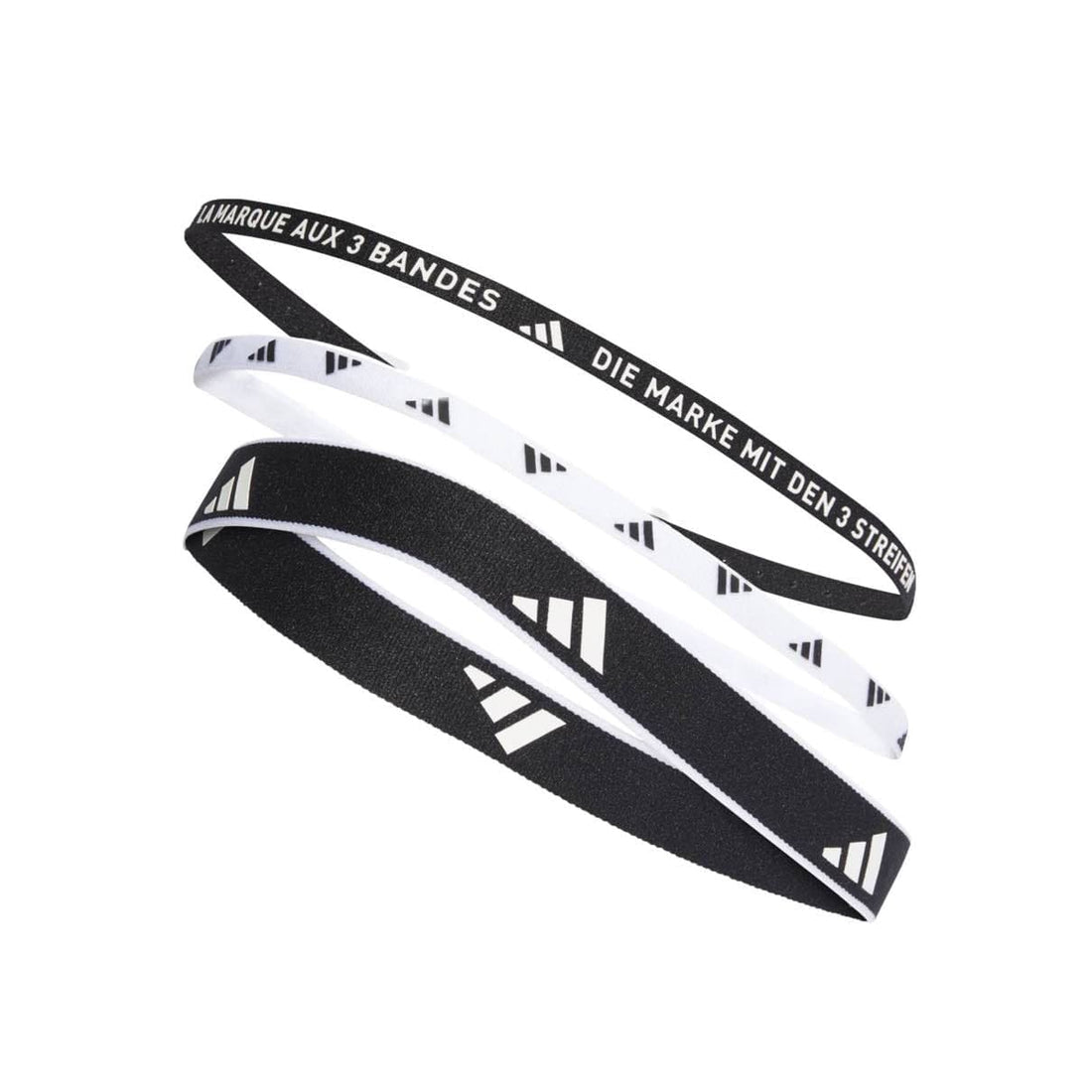 Multiple Width Training Headbands 3 Per Pack Headbands adidas White ONE SIZE