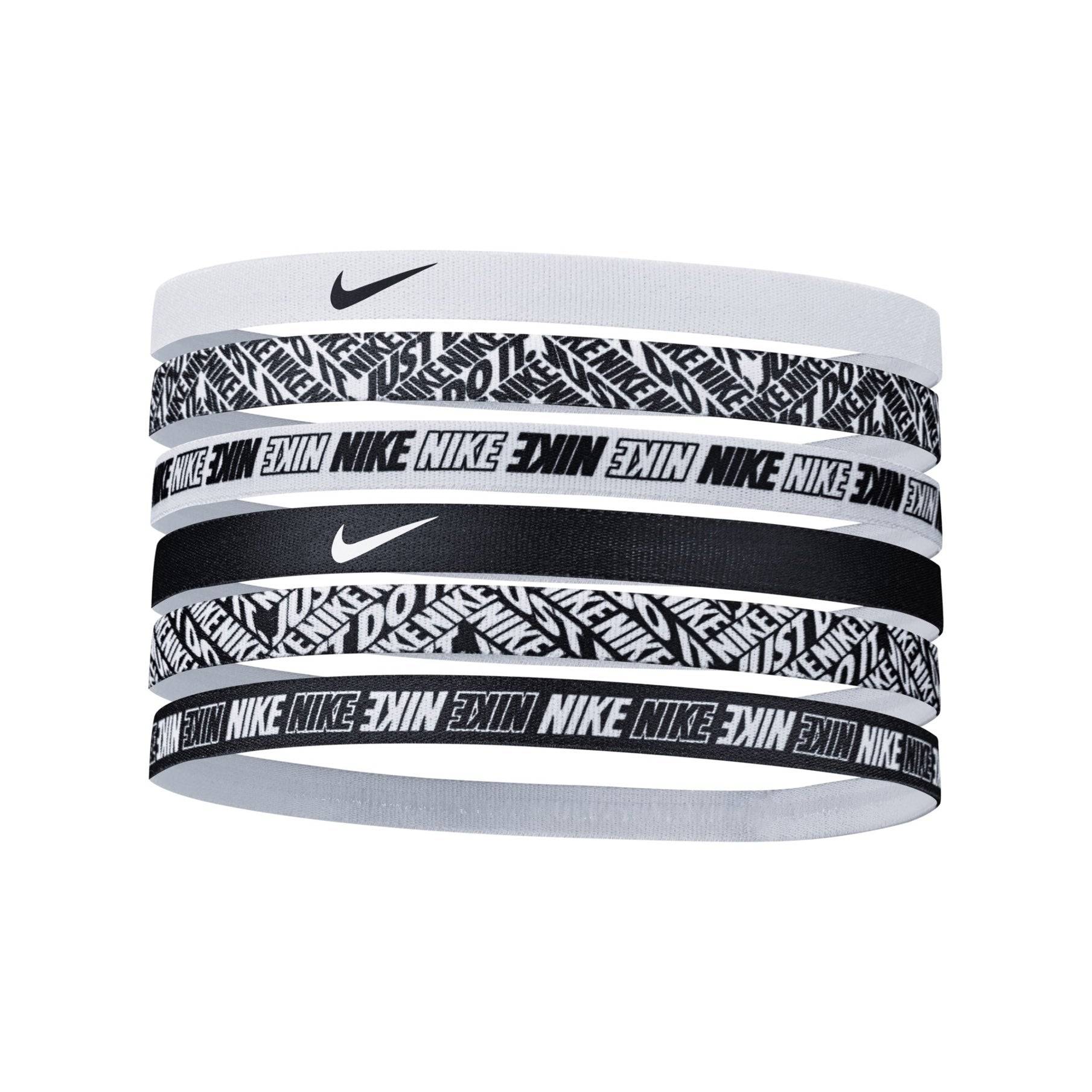 Nike black and white headband hotsell