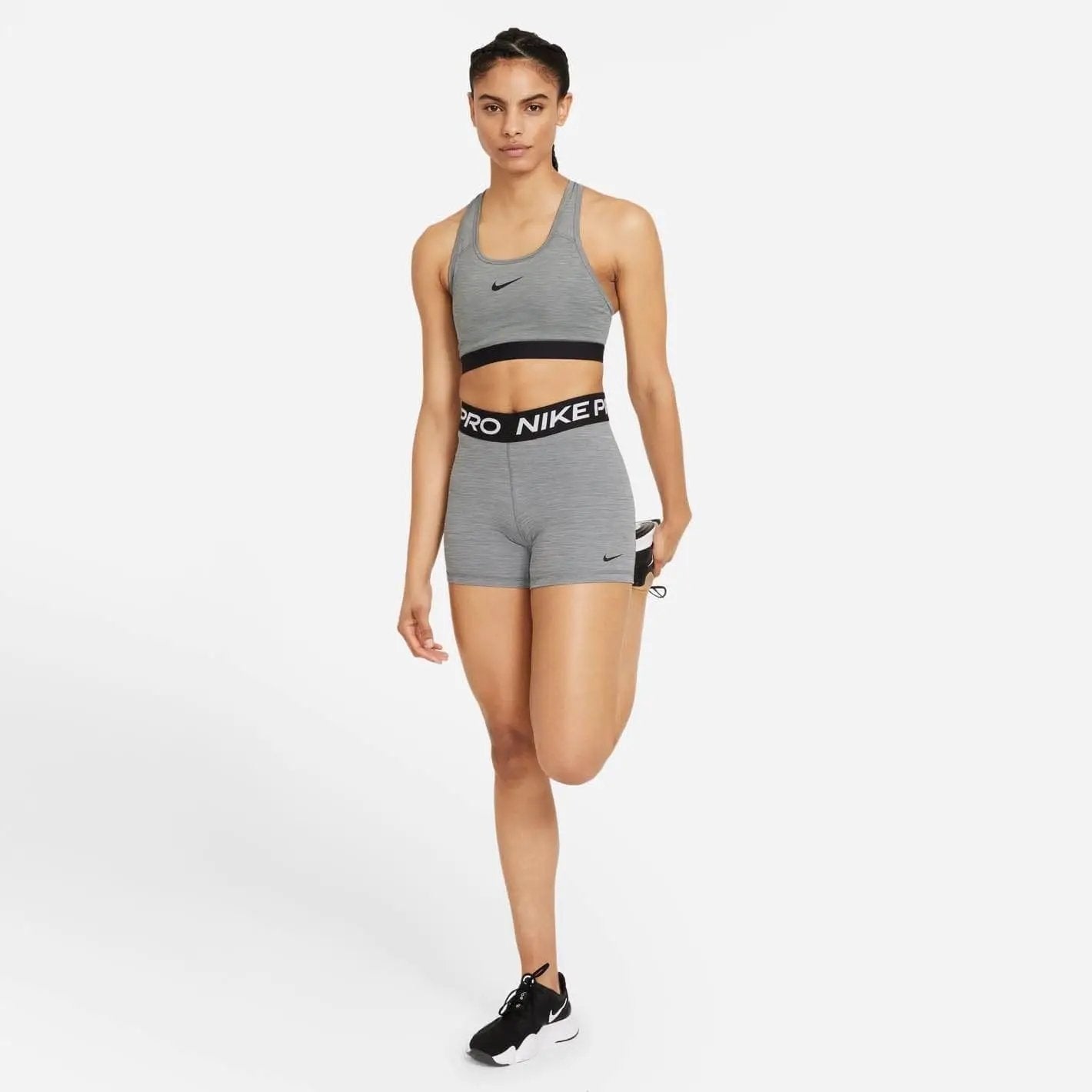 Nike Pro Women s 365 5 Shorts Black White