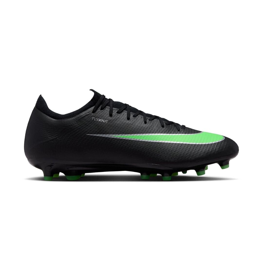 Nike Mercurial Vapor 17 Pro AG artificial-grass soccer cleats in black with green details