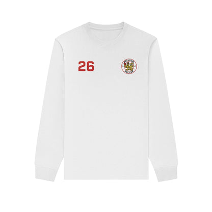 Premium Soccer Long Sleeves T-Shirt Lifestyle Wear Premium Soccer White XS 