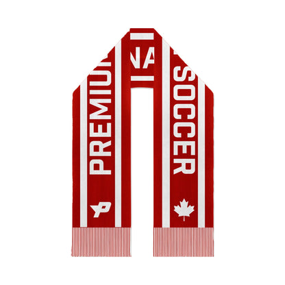 Premium Soccer Scarf Scarves Premium Soccer Red ONE SIZE 