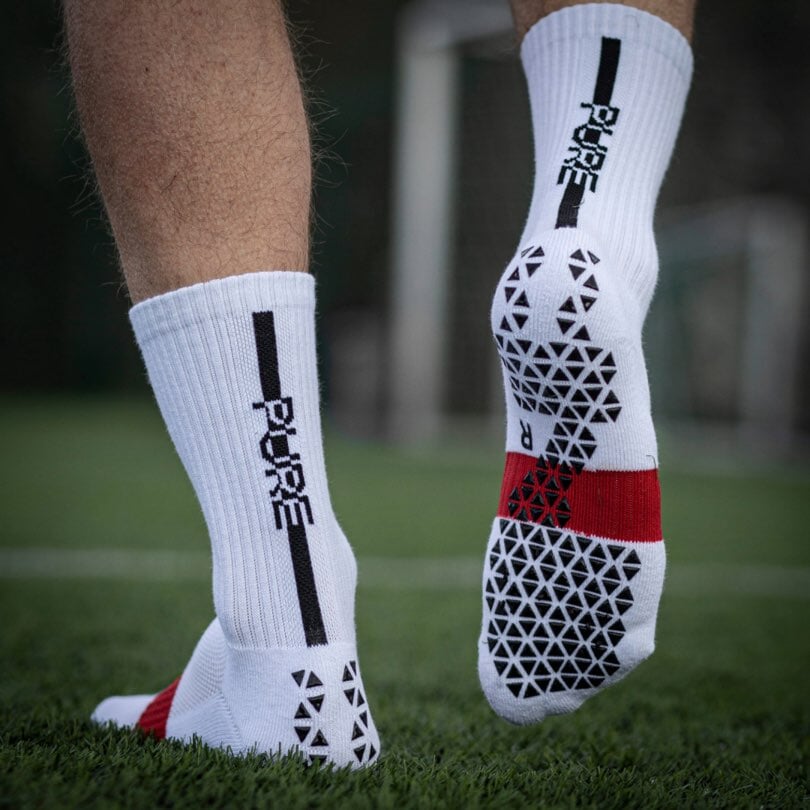 Pure Grip Socks Pro White Grip Socks Pure White S