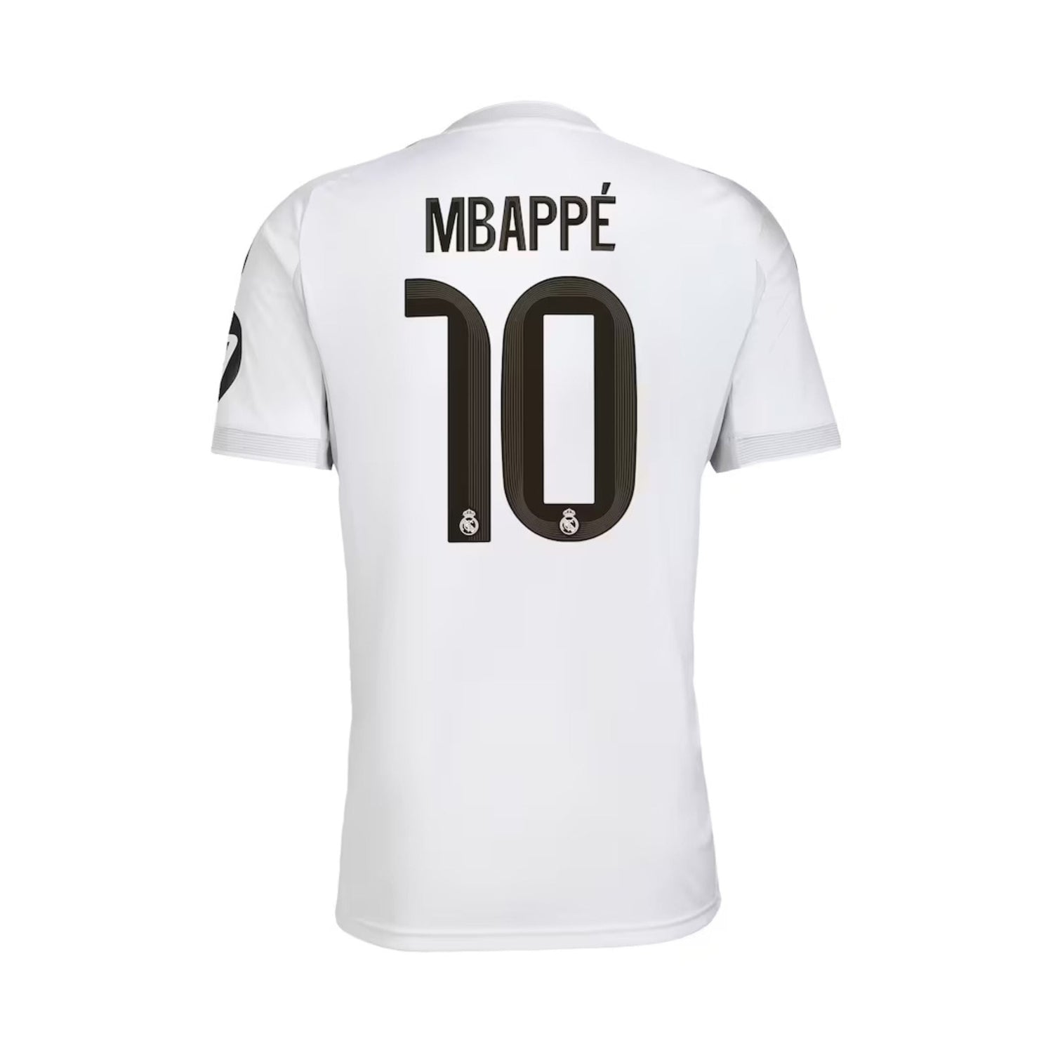 REAL MADRID Home Jersey Jr. Kylian Mbappé Official Jerseys adidas White YXS 