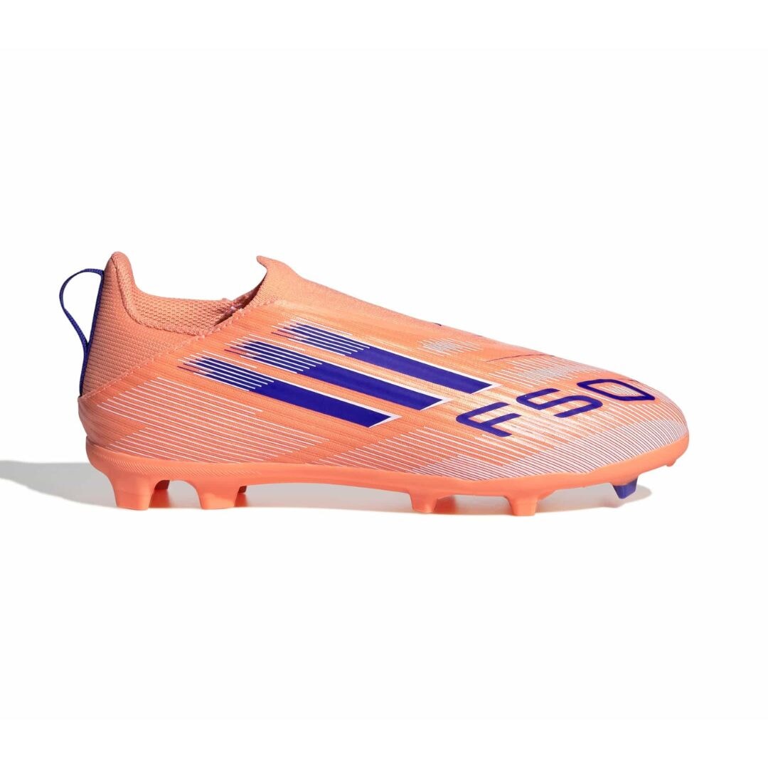 adidas F50 League Laceless FG/MG Jr. Firm Ground (FG) adidas Orange 2Y 