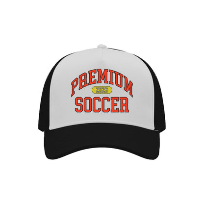Premium Soccer Trucker Hat Hats Premium Soccer Black ONE SIZE 