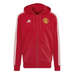 Manchester United 3-Stripes Full-Zip Hoodie