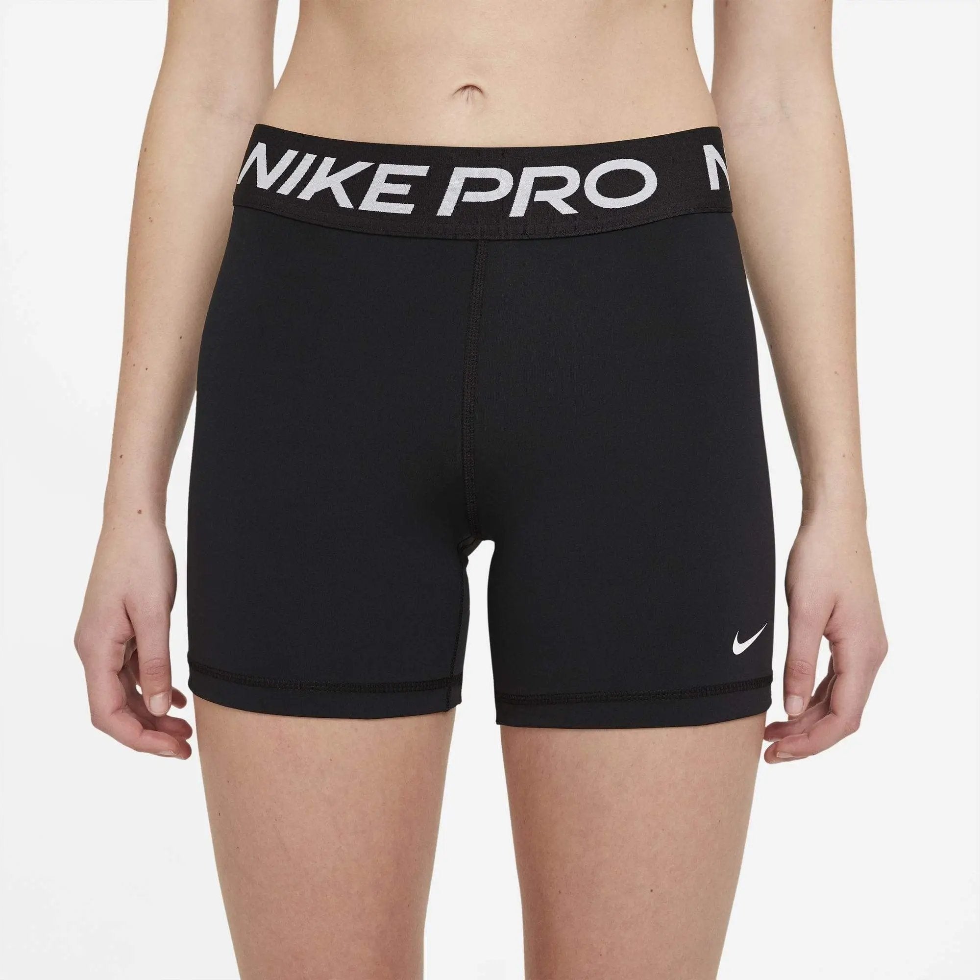 Nike Pro Women s 365 5 Shorts Black White