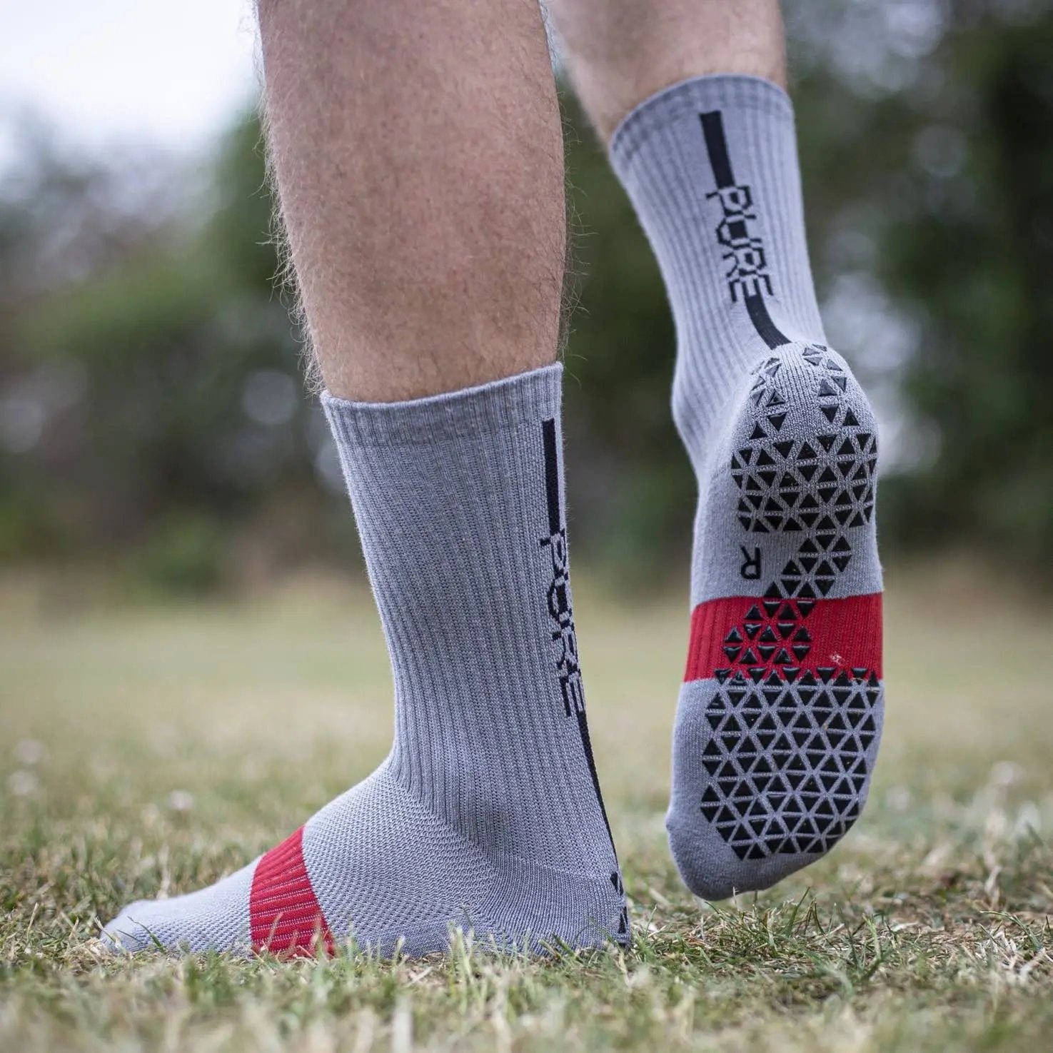 Pure Grip Socks Pro Stealth Red