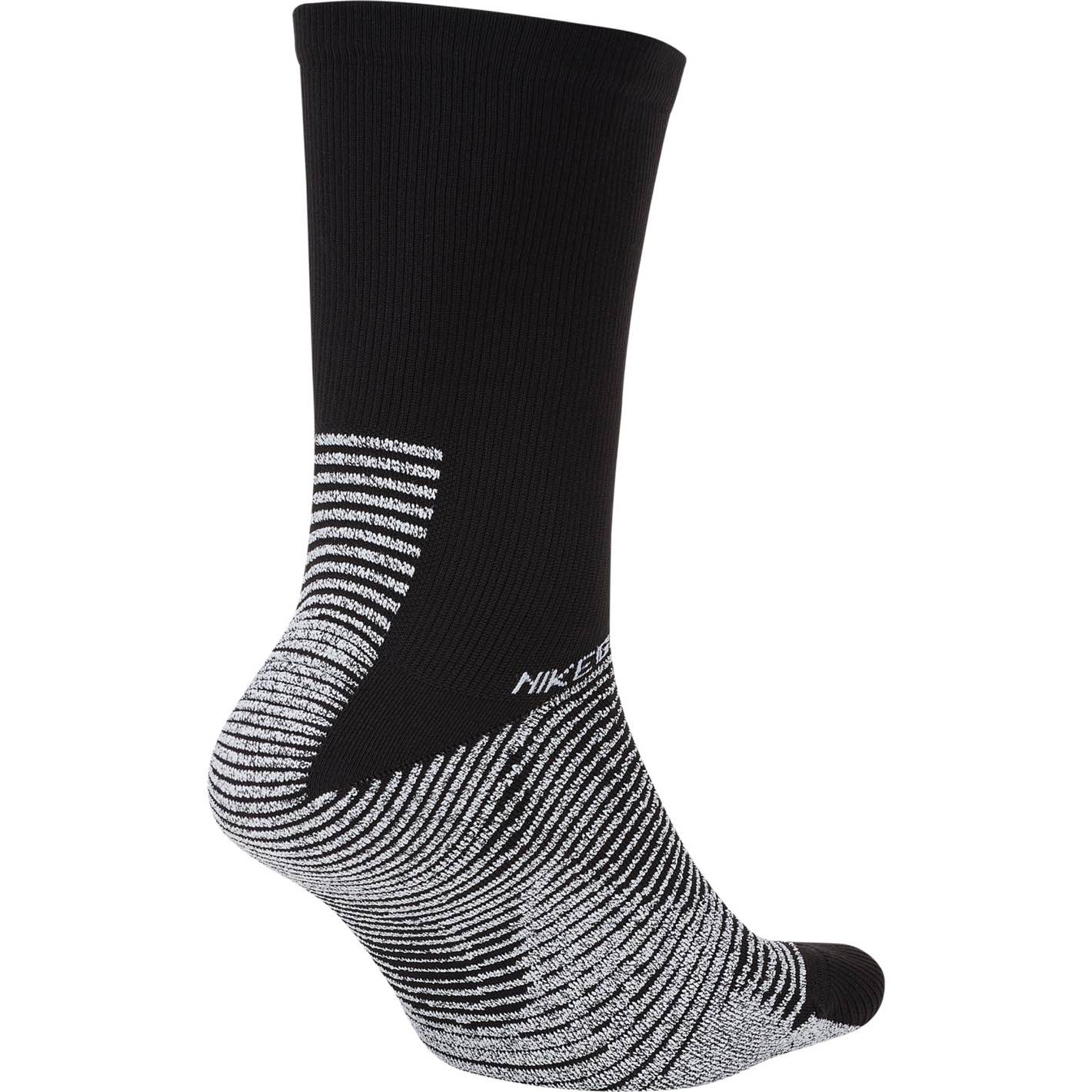 Nike Grip Strike Crew Socks Black White 12 13.5