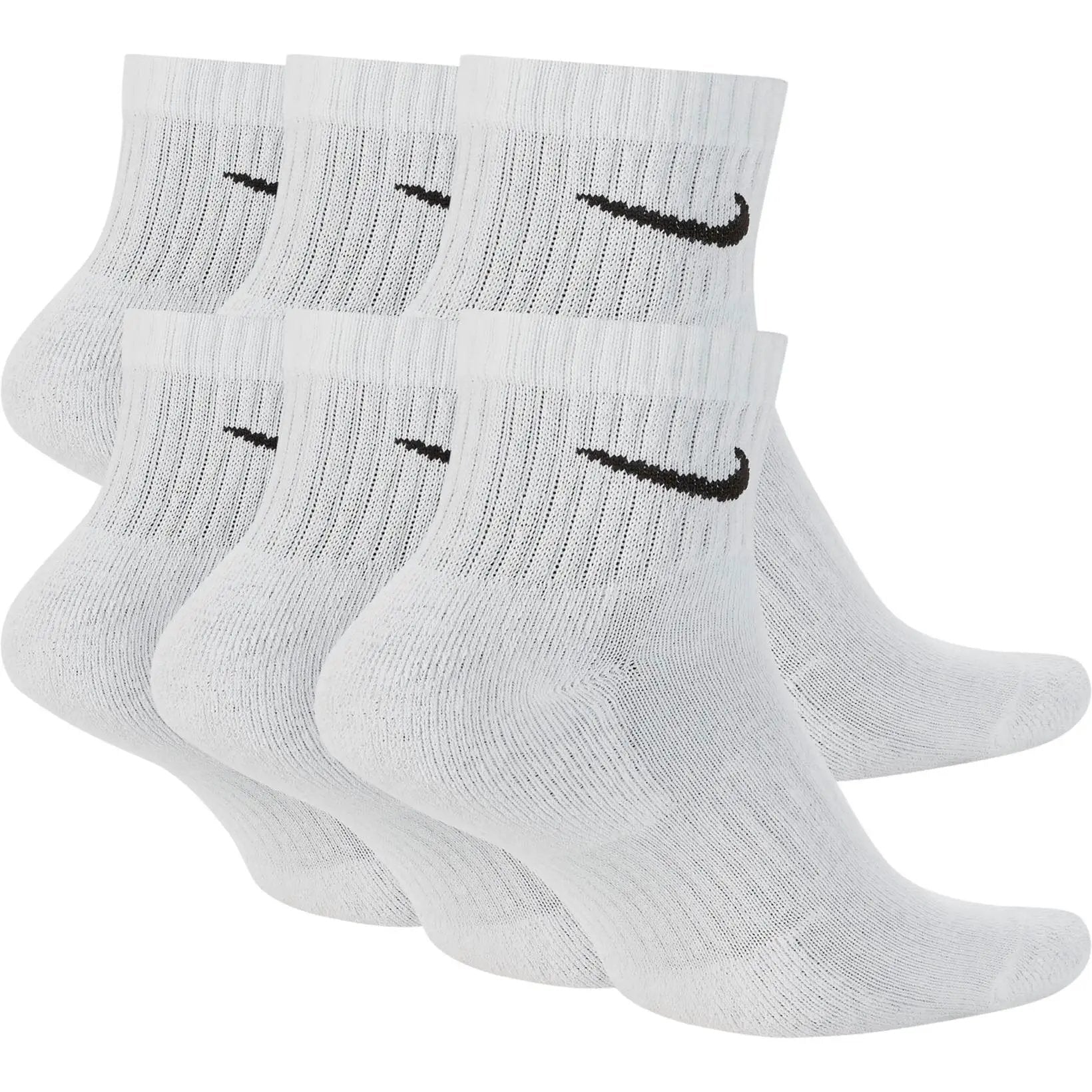 Nike Everyday Cushioned Training Ankle Socks 6 Pairs Premium Soccer